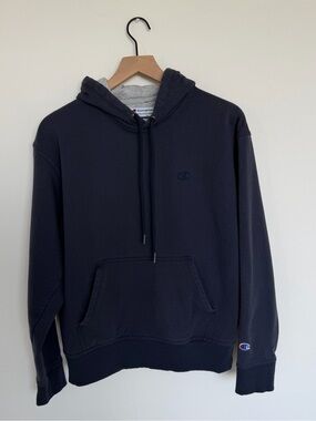 Champion Men's Dark Navy Pullover Hoodie